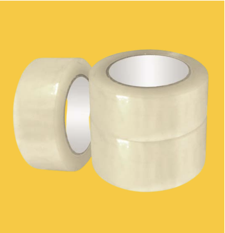 Adhesive cellophane tape rolls